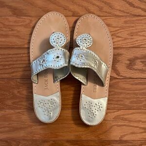 Jack Rogers Gold Sandals